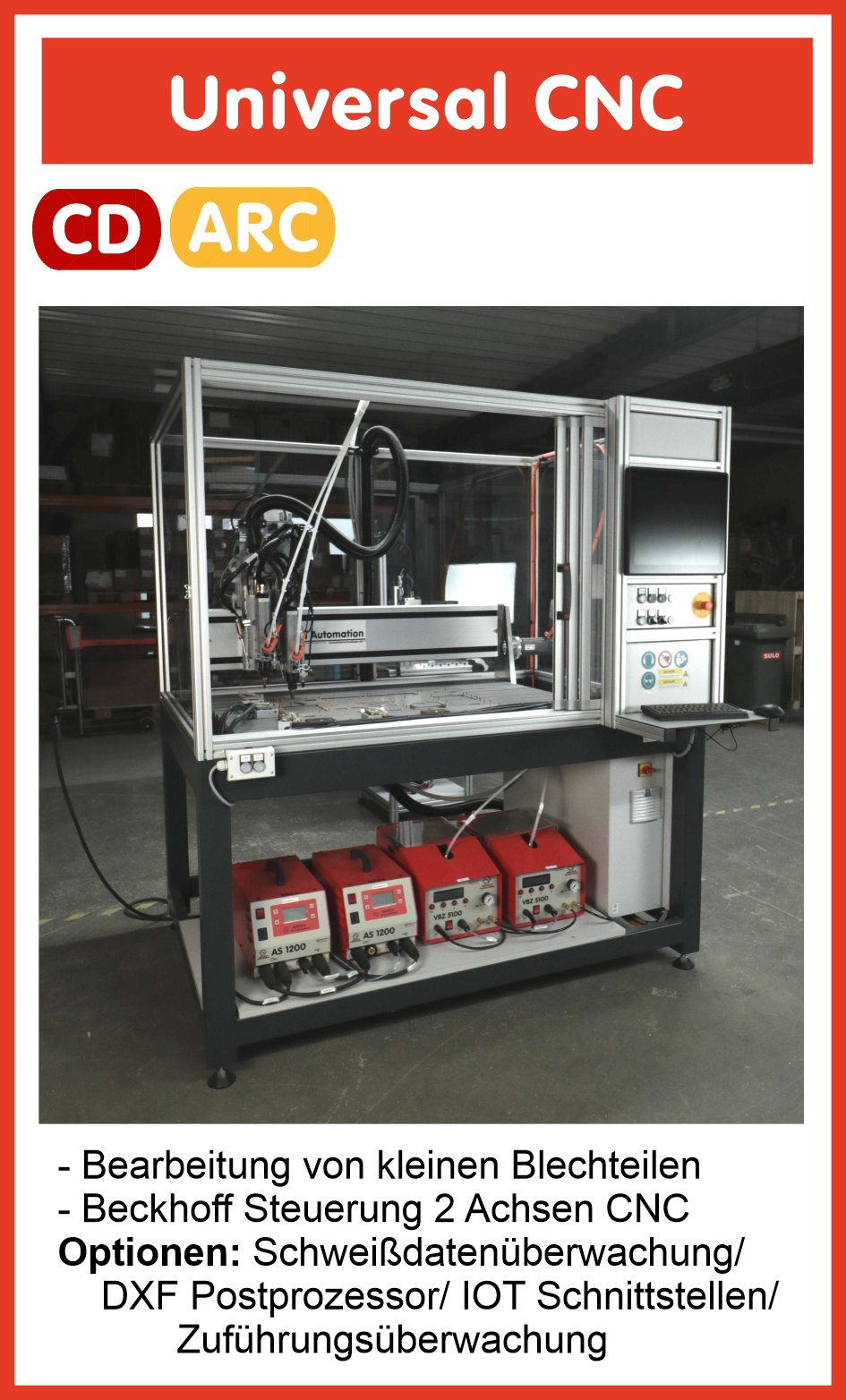 AS Universal CNC Bolzenschweißanlage